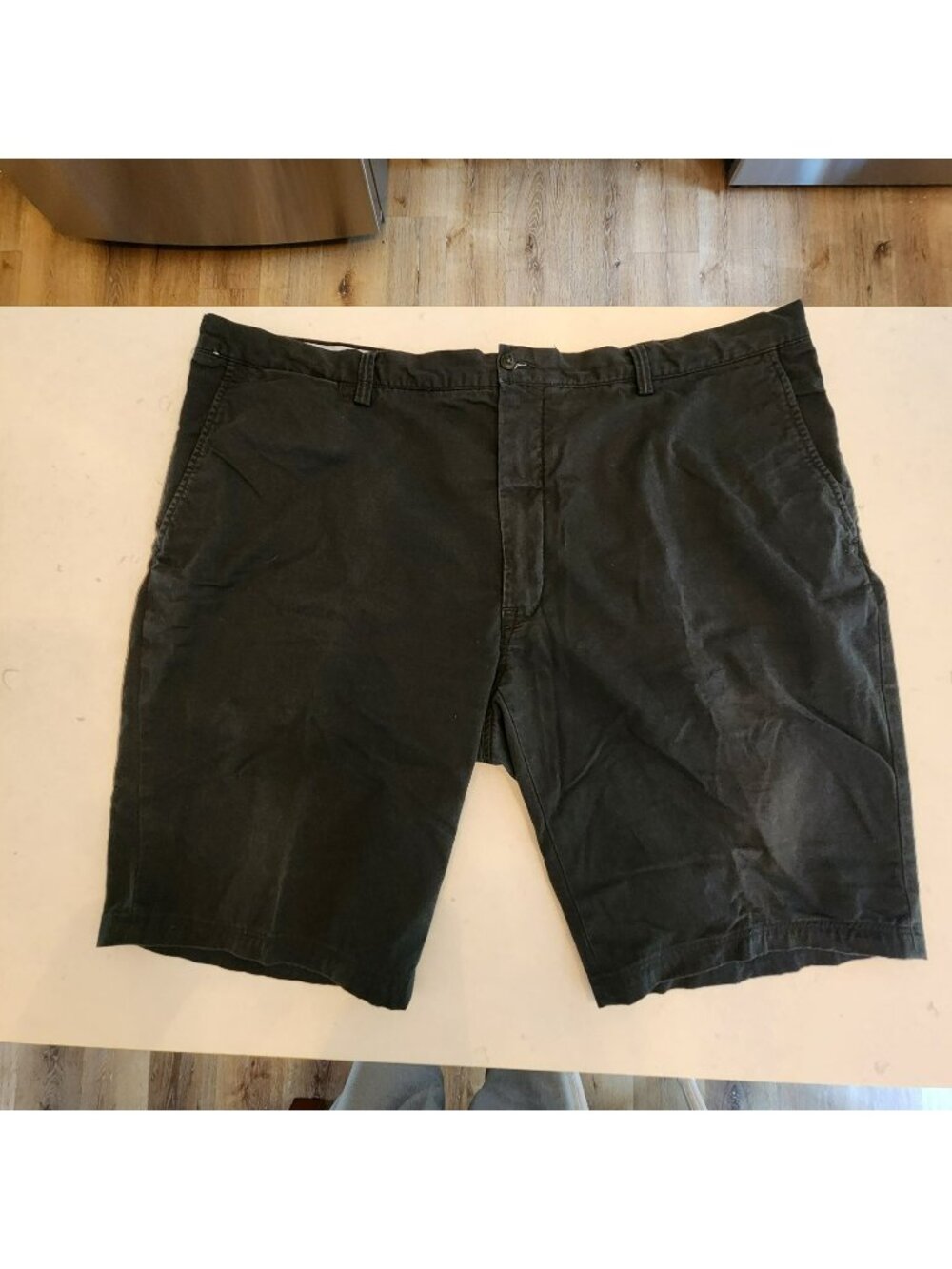 Polo Ralph Lauren Shorts Mens 44 Black Stretch Cotton Classic Fit Chino Twill